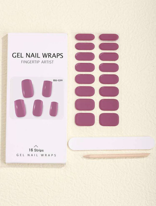 Gel Nail Wrap - Deep Violet