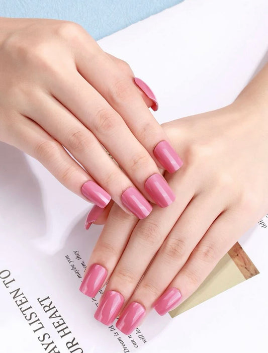 Gel Nail Wrap - Deep pink