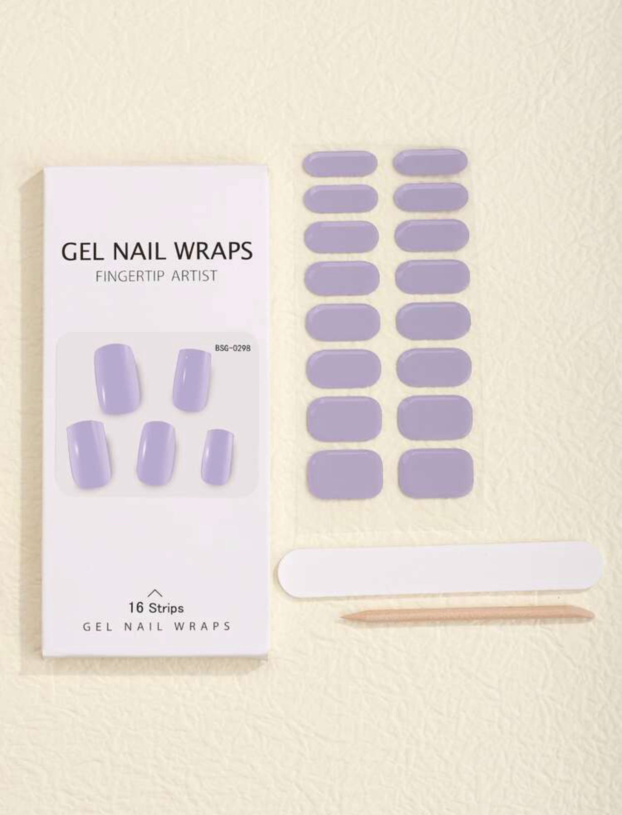 Gel Nail Wrap - Mauve purple