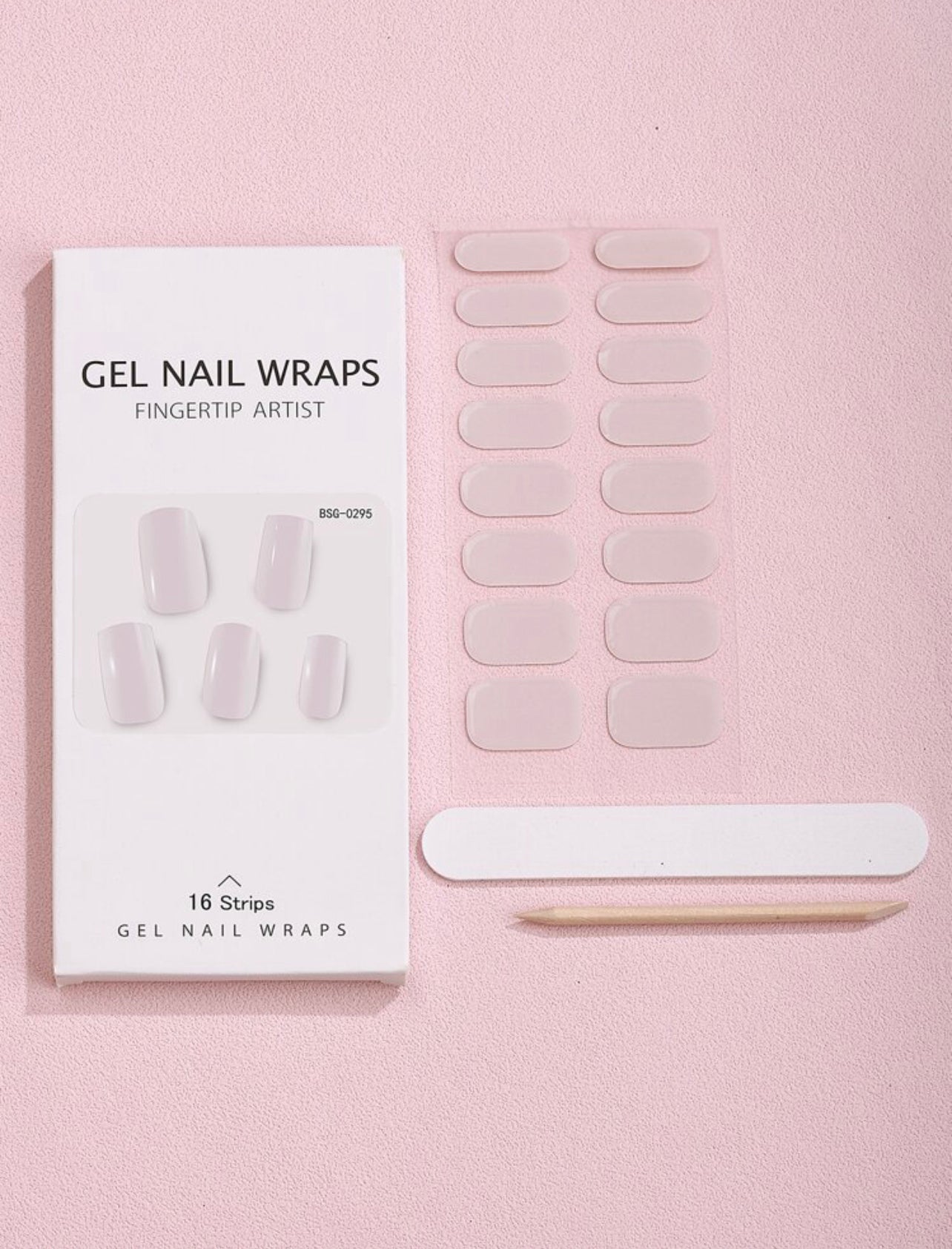 Gel Nail Wrap - Dusty Pink