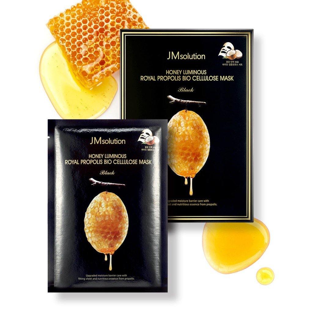 JMsolution Honey Luminous Royal Propolis Mask (10sheets) Malaysia authentic korean skincare products cheap kbeauty sales free shipping lavoca