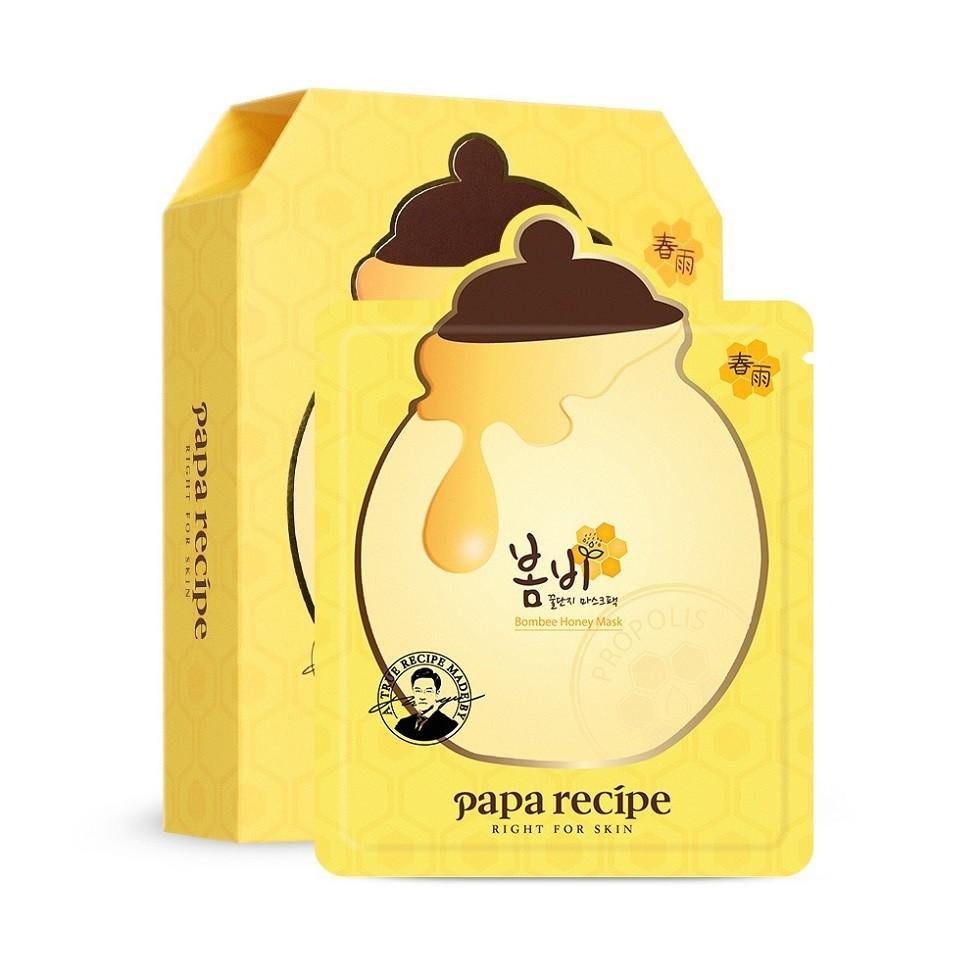 Papa Recipe Bombee Honey Mask (10 sheets) SNP Bird Nest Aqua Ampoule Mask (10+1Pcs) Original authentic product Malaysia free shipping buy online Singapore sale low price lavoca beauty kbeauty lavoca.co