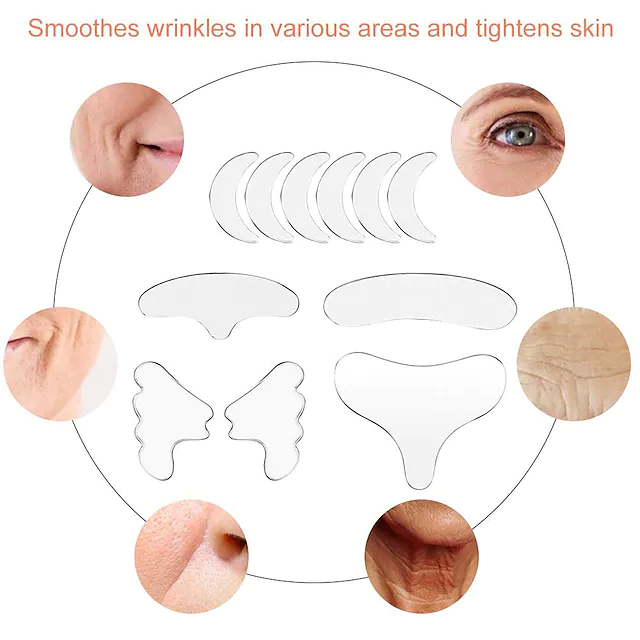 Silicone wrinkle patches (11 pcs) - Lavoca