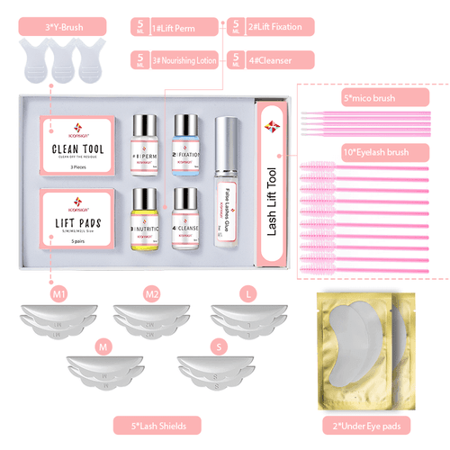 Lash and eyebrow lifting kit kuwait (upgraded) - Lavoca