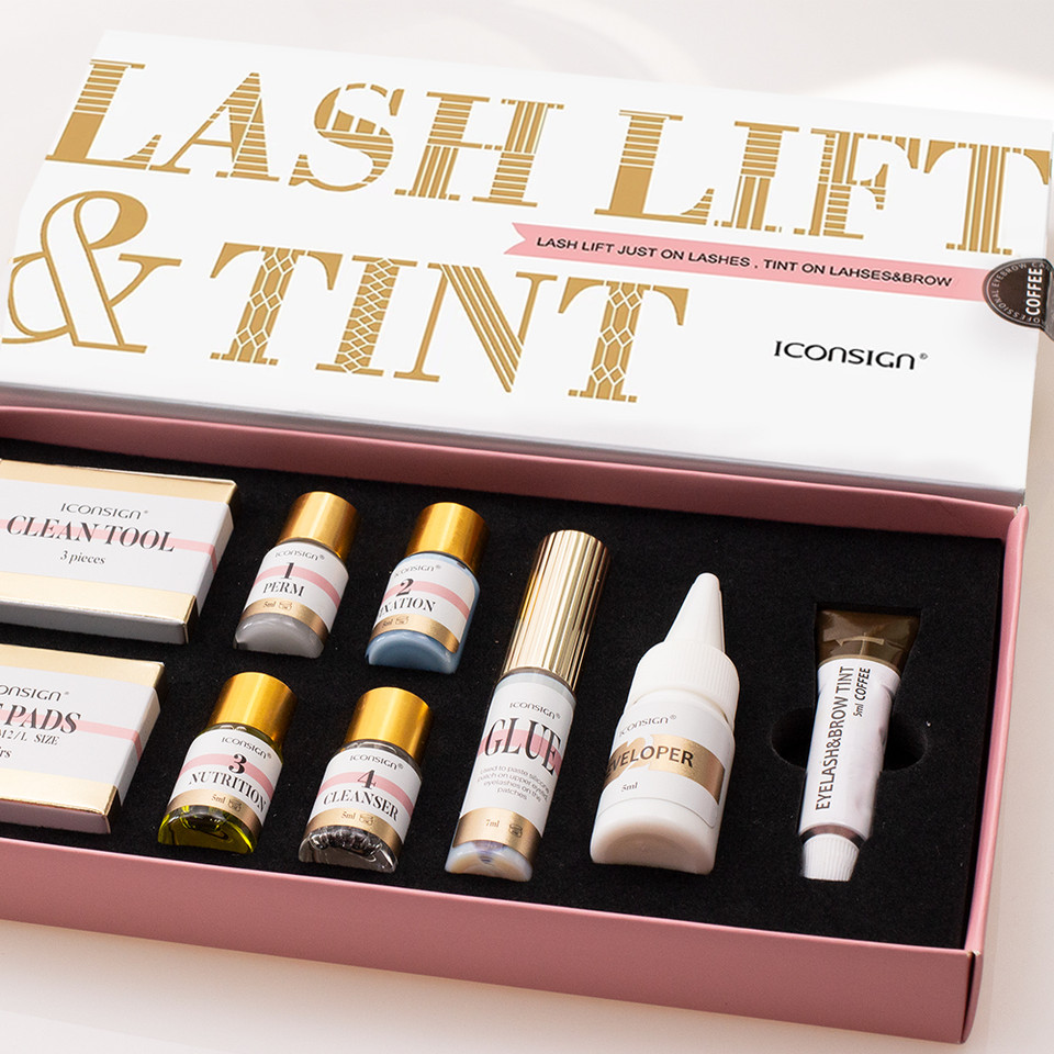 iconsign Lash and eyebrow lifting + tinting kit (black) – Lavoca