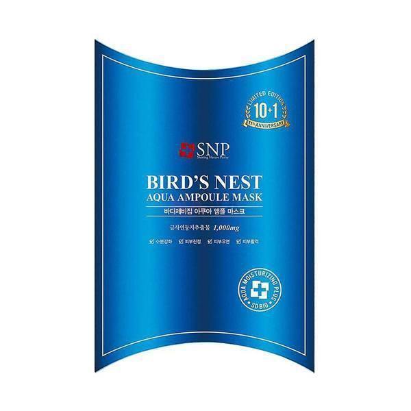 SNP Bird Nest Aqua Ampoule Mask (10+1Pcs) SNP Bird Nest Aqua Ampoule Mask (10+1Pcs) SNP Bird Nest Aqua Ampoule Mask (10+1Pcs) Bird Nest Aqua Ampoule Mask (1 sheet) Original authentic product Malaysia free shipping buy online Singapore sale low price lavoca beauty kbeauty lavoca.co